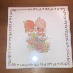 Vintage Precious Moments Hallmark Friends Forever Wall Art - new in plastic.